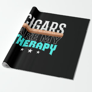 Cigars Are My Therapy Wrapping Paper