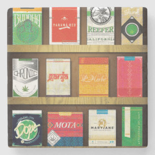 Cigaweed Stone Coaster