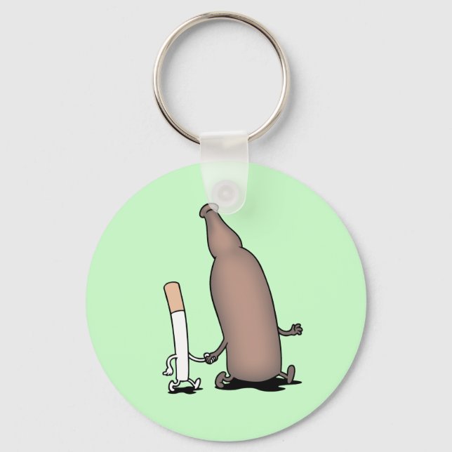 Cigs-n-Beer Key Ring (Front)