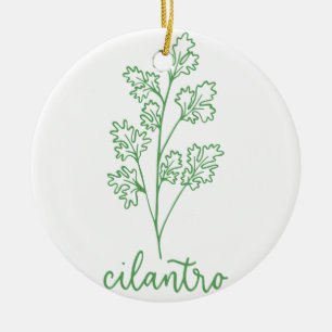 CILANTRO CERAMIC ORNAMENT