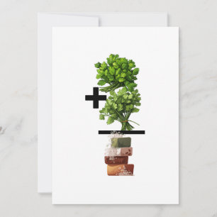 Cilantro Math – Funny Anti-Cilantro  Holiday Card