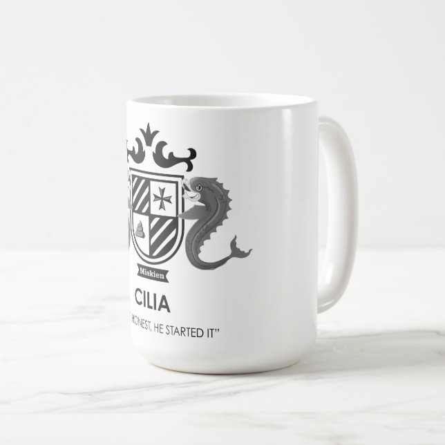 Cilia Crest Mug (Front Right)