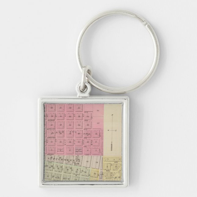 Cimarron, Grey County, Kansas Key Ring (Front)