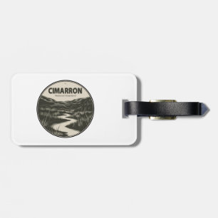 Cimarron National Grassland Kansas Stream Luggage Tag