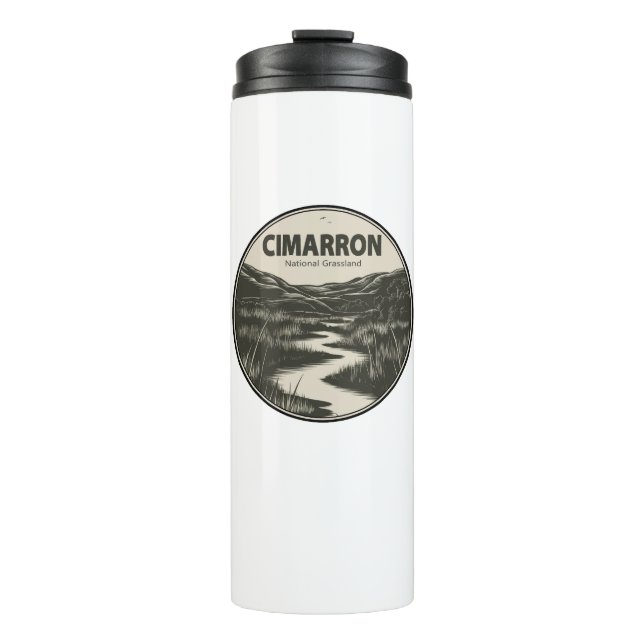 Cimarron National Grassland Kansas Stream Thermal Tumbler (Front)