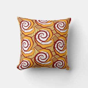 Cinamon Brown Curls Cushion