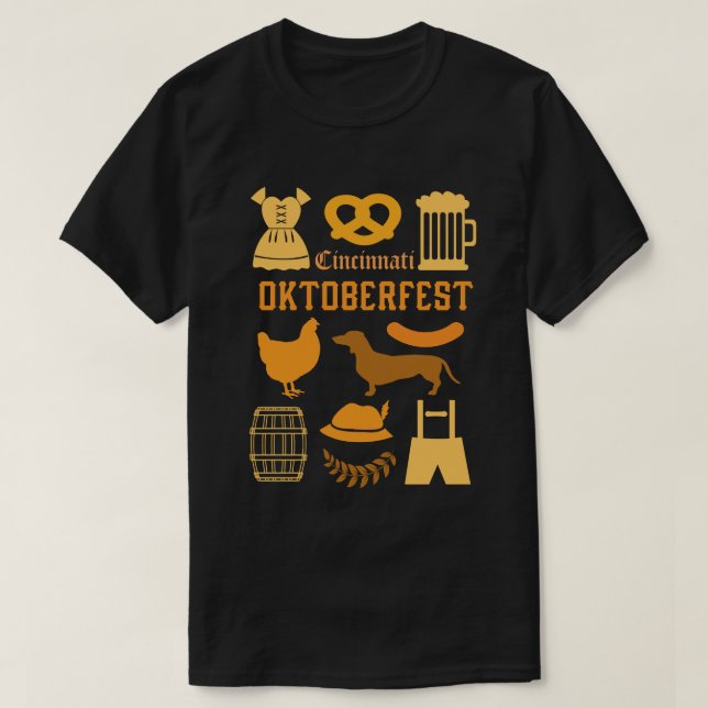Cincinatti Oktoberfest T-Shirt (Design Front)