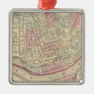 Cincinnati 2 metal ornament