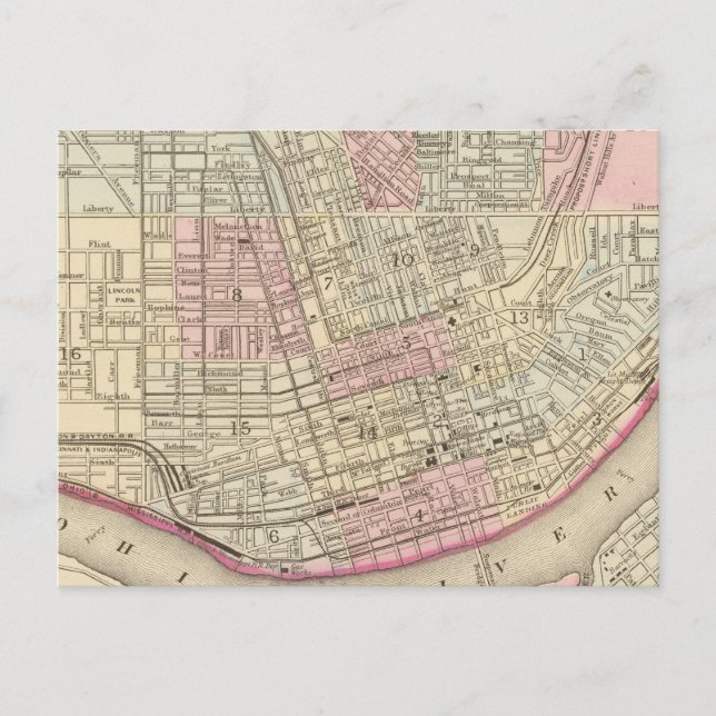 Cincinnati 2 postcard (Front)