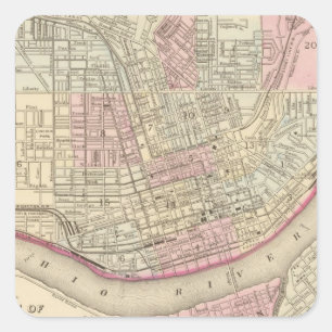 Cincinnati 2 square sticker