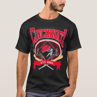 Cincinnati Baseball American Baseball Fan Swea     T-Shirt