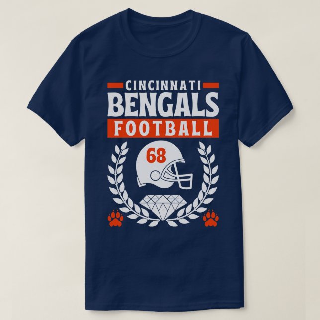 Cincinnati Bengals 1968  Edition T-Shirt (Design Front)
