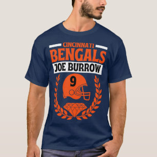 Cincinnati Bengals Joe Burrow 9 American T-Shirt