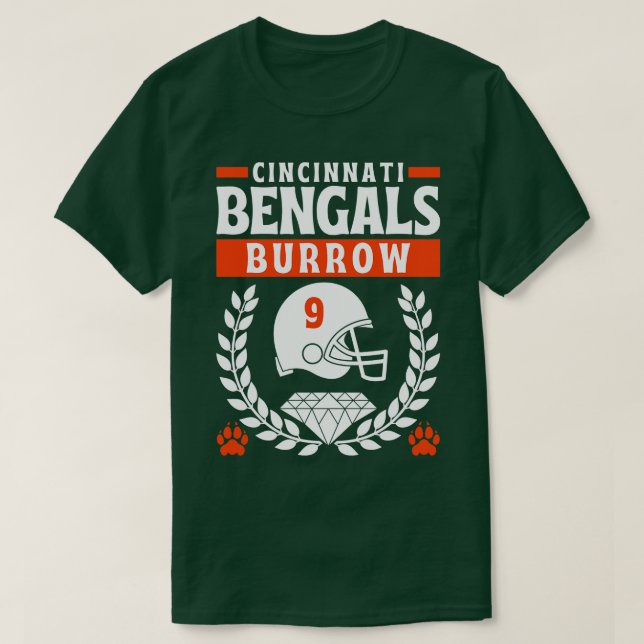 Cincinnati Bengals Joe Burrow Edition T-Shirt (Design Front)