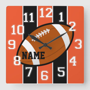 Cincinnati Colours Football Wall Clock