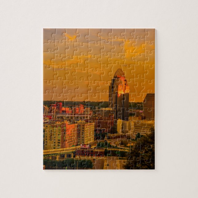 Cincinnati Golden Jigsaw Puzzle (Vertical)