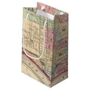 Cincinnati Map by Mitchell Small Gift Bag