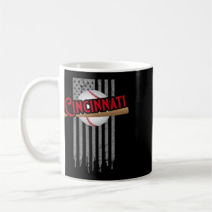 Cincinnati Oh Usa Flag The Queens Chip City Sic Ci Coffee Mug
