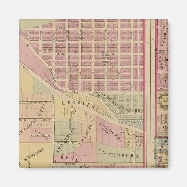 Cincinnati, Ohio 4 Magnet (Front)