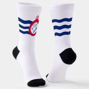 Cincinnati (Ohio) city flag Socks