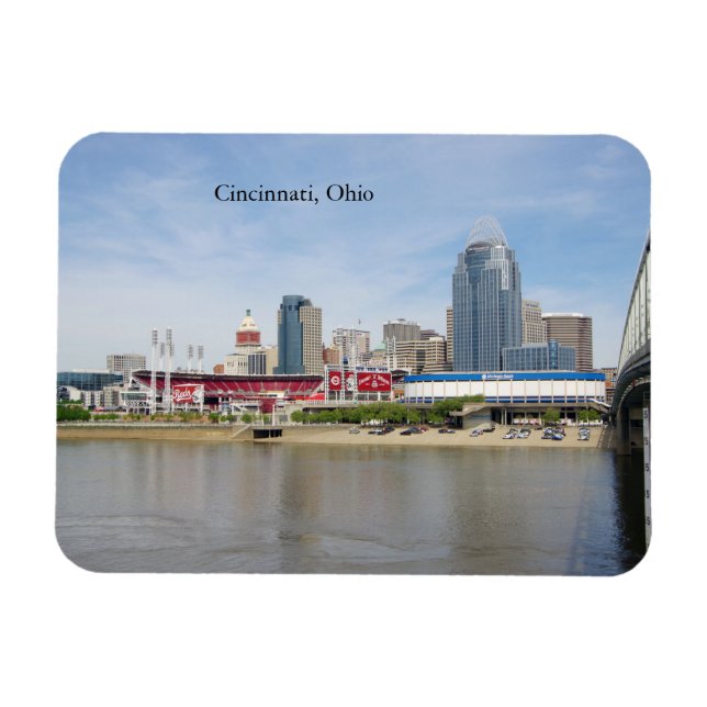 Cincinnati, Ohio Flexible Photo Magnet (Horizontal)