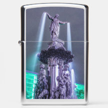 Cincinnati Ohio Fountain Square - Zippo Lighter
