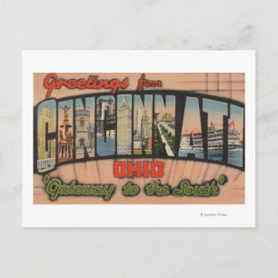 Cincinnati, Ohio (Gateway to the South) Postcard