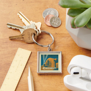 Cincinnati, Ohio   Historic Union Terminal Key Ring
