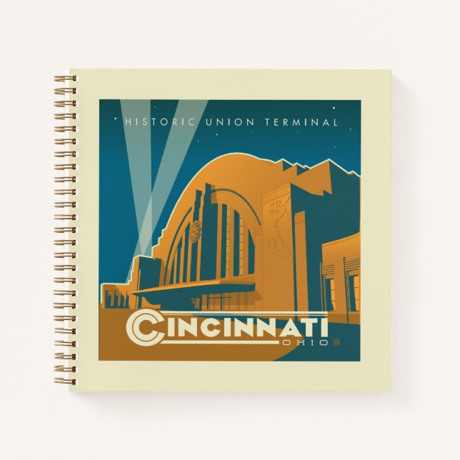 Cincinnati, Ohio | Historic Union Terminal Notebook (Front)