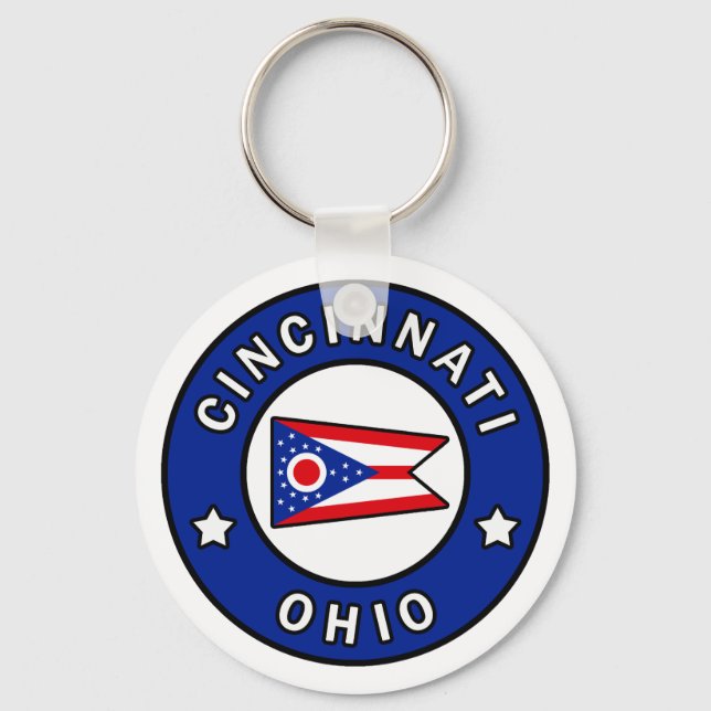 Cincinnati Ohio Key Ring (Front)