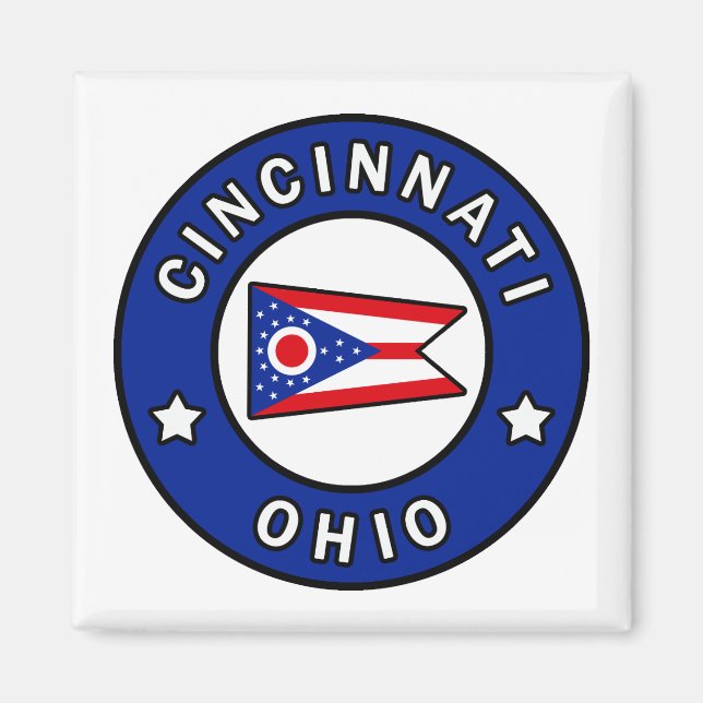Cincinnati Ohio Magnet (Front)