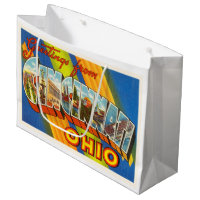 Cincinnati Ohio OH Old Vintage Travel Souvenir