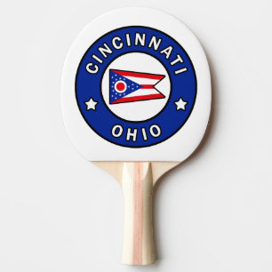Cincinnati Ohio Ping Pong Paddle