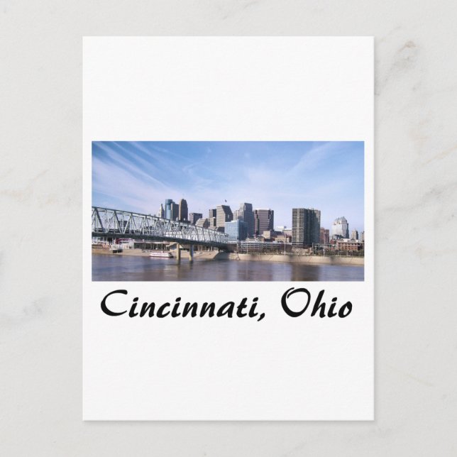 Cincinnati Ohio Postcard (Front)