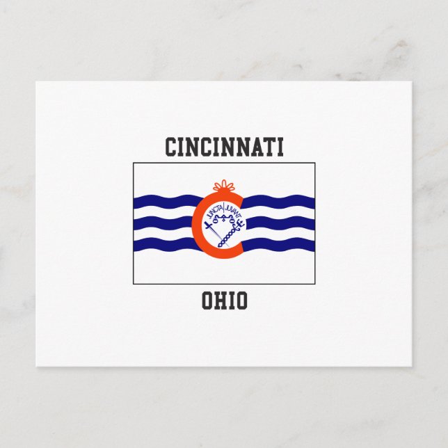 Cincinnati Ohio Postcard (Front)
