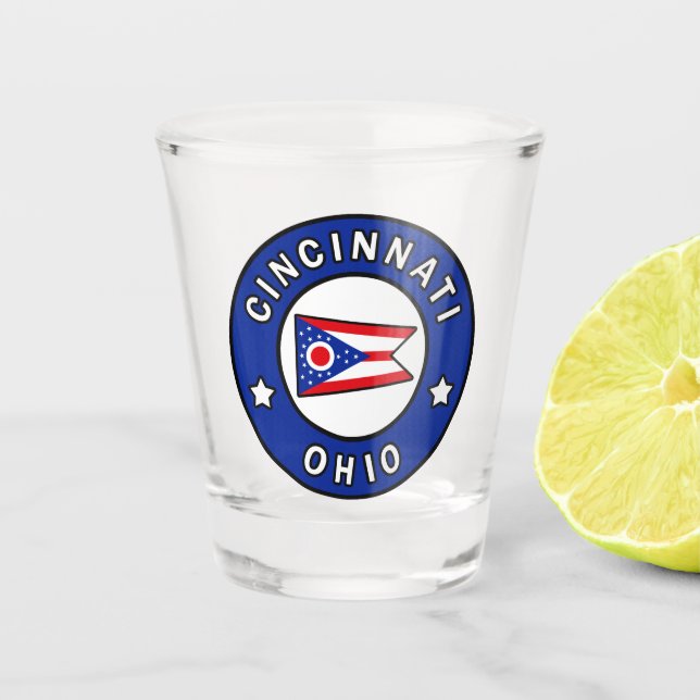 Cincinnati Ohio Shot Glass (Front)