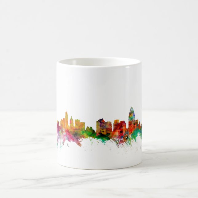 Cincinnati Ohio Skyline Coffee Mug (Center)