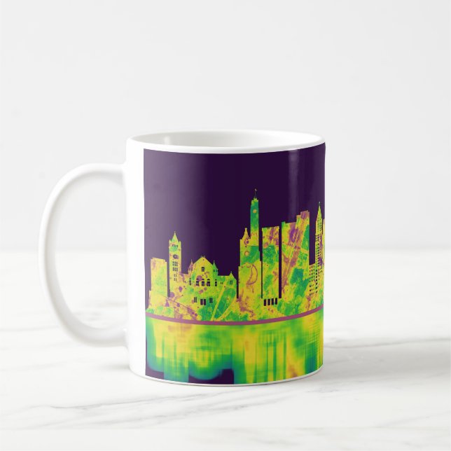 Cincinnati Ohio Skyline Coffee Mug (Left)