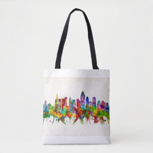 Cincinnati Ohio Skyline Tote Bag