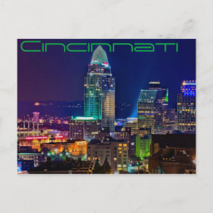 Cincinnati, Ohio, The Queen City Postcard