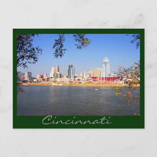 Cincinnati, Ohio, the Queen City Postcard (Front)
