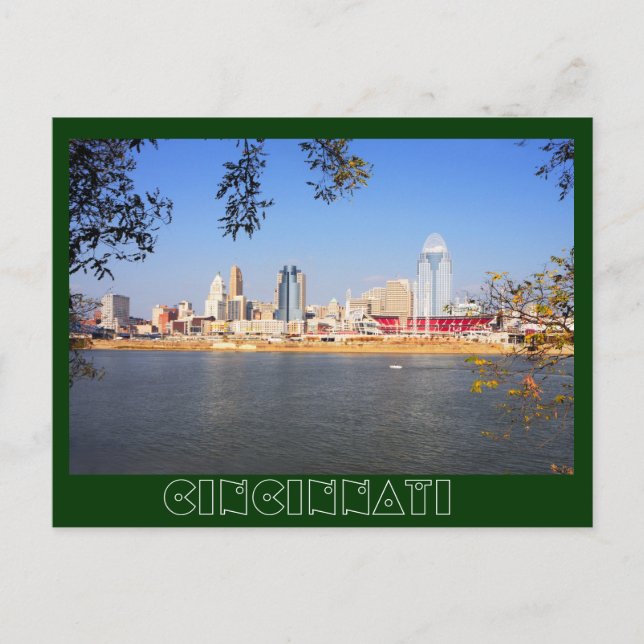 Cincinnati, Ohio, the Queen City Postcard (Front)