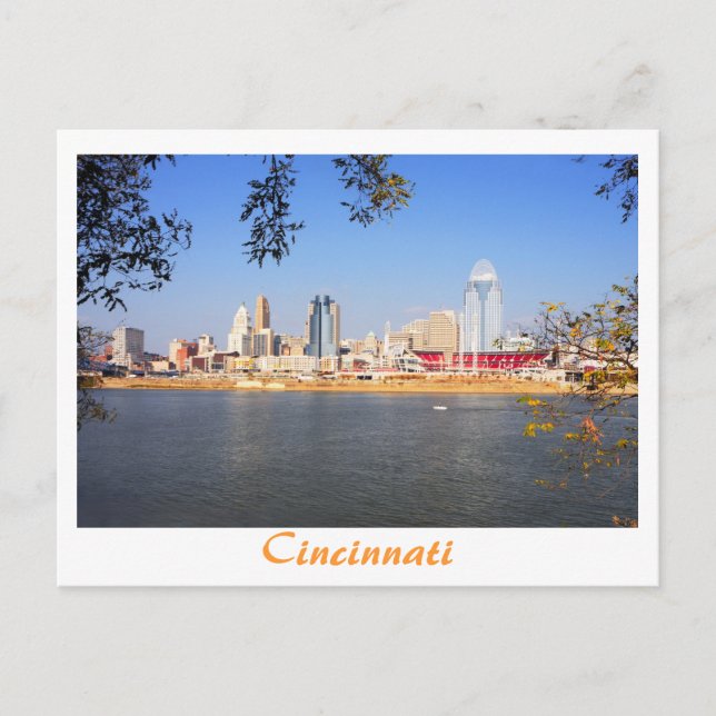 Cincinnati, Ohio, the Queen City Postcard (Front)