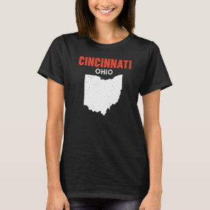 CINCINNATI Ohio USA State America Travel Ohioan T-Shirt