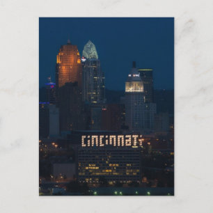  CINCINNATI. SIGN SKYLINE Postcards