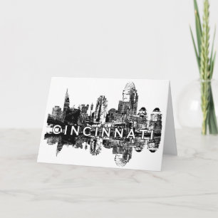 Cincinnati skyline card