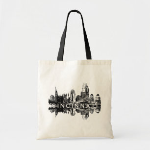 Cincinnati Skyline Tote Bag