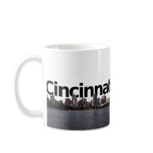Cincinnati Skyline with Cincinnati in the sky abov