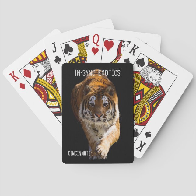 Cincinnati Tiger - Playing Cards (Back)