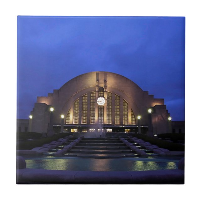 Cincinnati Union Terminal/Museum Centre Ceramic Tile (Front)